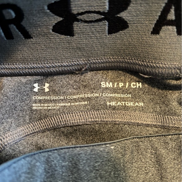 Under Armour Heatgear Compression Leggings- Size Large - Picture 3 of 4